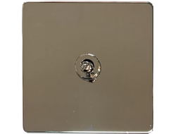 Переключатель одноклавишный тумблер T&J Electric Ultimate II Polished Chrome