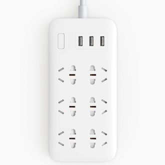 Удлинитель Xiaomi Mi Power Strip (6 розеток, 3 USB)