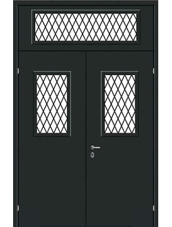 Металлические решетчатые тамбурные двери для технических и подъездных помещений