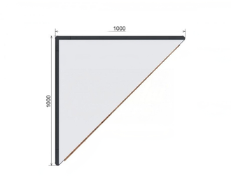 Тумба угловая «Маврикий-1000»