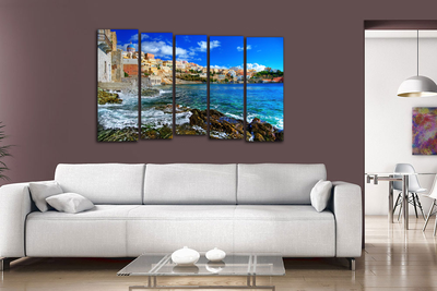 Модульная картина "Берега Родоса"