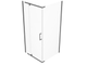Душевая ширма Терра Графит 900*900*1900мм, распашная дверь