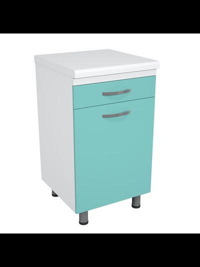 Тумба металлическая с ящиками на опорах ТМЯ-1.0