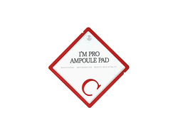Спонж-салфетка с витамином С для яркости тона Wish Formula I’m Pro Ampoule Pad - C (Red)