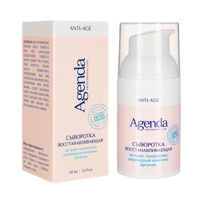 Сыворотка восстанавливающая (от отеков и темных кругов под глазами) Agenda, 30 мл