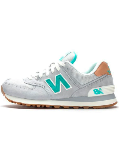 New Balance 574 Grey Mint Brown мужские