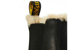 Dr Martens Leonore Faux Fur Lined Boots Black