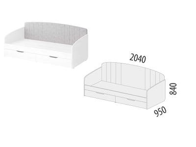 Кровать Николь 901.05