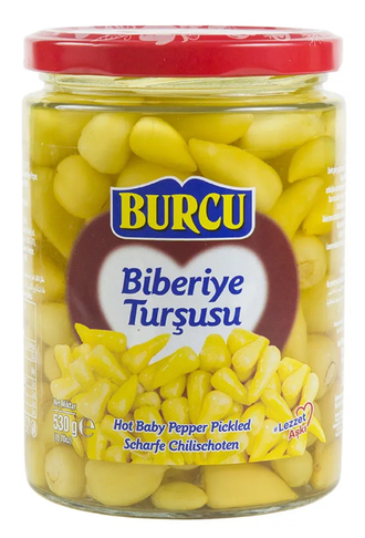 Burcu маринованный жгучий перец, 530 гр