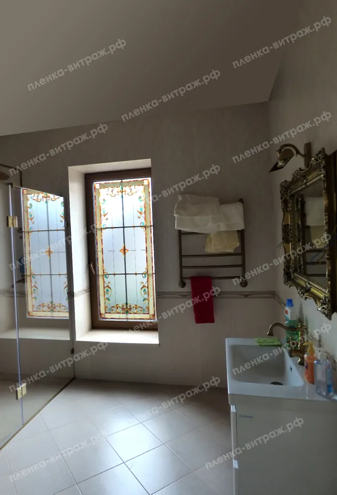Витражная пленка на окна-8