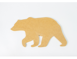 Артборд Медведь 350х260 мм, мдф