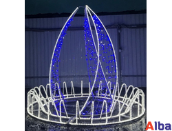 Светодиодный фонтан Факел, 2,0 м