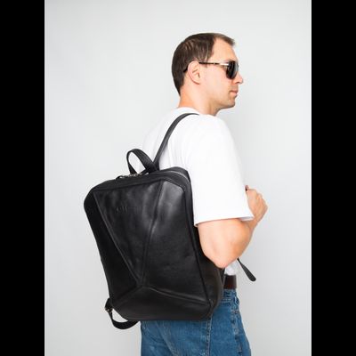 Кожаный рюкзак Lanciano Premium black (арт. 3066-51)