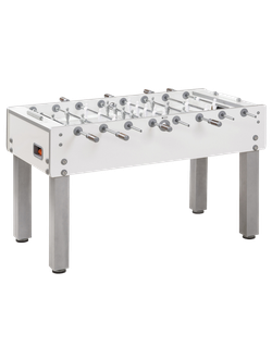 Игровой стол - футбол "Garlando G-500 Pure White H2O" (143x76x88см)
