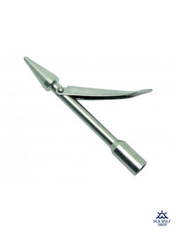 Наконечник Scorpena нержав. 9см, 1 флажк 5см, резьба M7