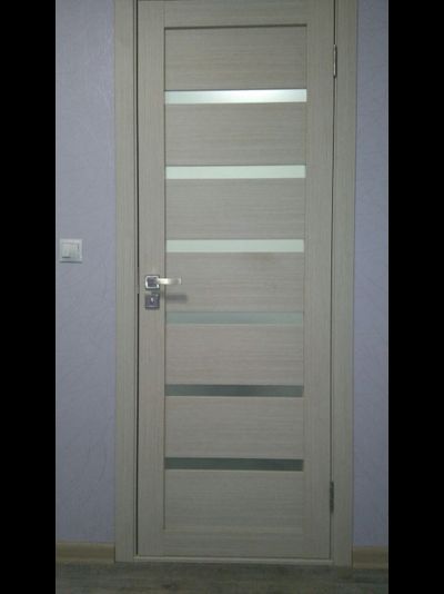 OPTIMA PORTE/ TURIN 507. ЯСЕНЬ ПЕРЛАМУТРОВЫЙ/ СТЕКЛО САТИН СВЕТЛОЕ