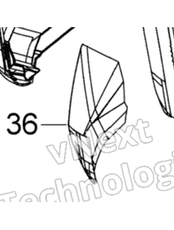 Изоляционная (Алюминиевая) фольга оригинал BRP 517304216 для BRP LYNX/Ski-Doo (Aluminium Foil)