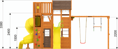 Детская площадка IgraGrad Клубный домик 4 Luxe