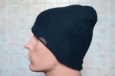 Двусторонняя шапка Vizio Италия 5669 синяя