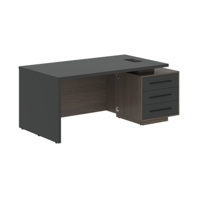 Дуб Сильвер/Яшма черный