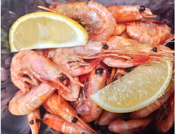 Креветки магаданские вареные, порция 0,5 кг