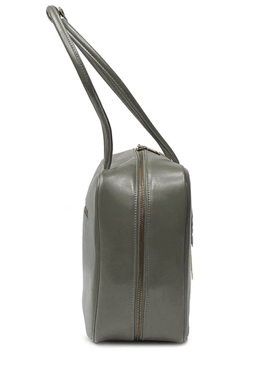 (АРТИКУЛ: 9803/1) СУМКА ЖЕНСКАЯ, НЕБОЛЬШАЯ, НАТУРАЛЬНАЯ ГЛАДКАЯ КОЖА, СЕРАЯ, РУЧКИ ЧЕРЕЗ ПЛЕЧО