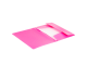Папка на резинках BRAUBERG "Office", розовая, до 300 листов, 500 мкм, 228083