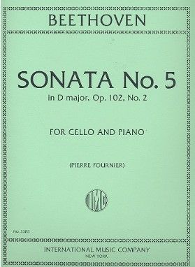 Beethoven. Sonata D major no.5 op.102,2 for cello and piano