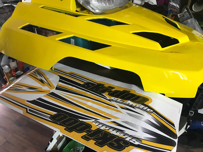 Наклейки на снегоход BRP Lynx Skandic 600 №2410