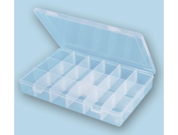 КОНТЕЙНЕР "Gamma" Коробка для шв. принадлежностей пластик ОМ-063 прозрачная