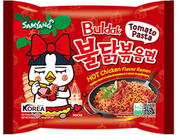 Лапша Samyang Hot Chicken Ramen Tomato Pasta со вкусом курицы и томат.пасты 140 гр (40 шт)