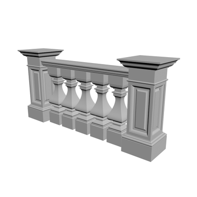 ограждение из балясин блн-001