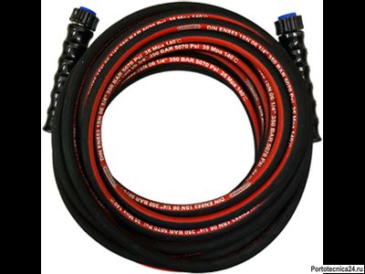 Шланг ВД  гайка-гайка, 1SN-06, 350 бар, 20 м, однооплеточный