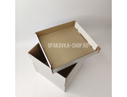 Коробка-куб с отдельной крышкой 200*200*200 мм БЕЛЫЙ