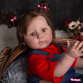 Кукла реборн — девочка "Ксения" 55 см