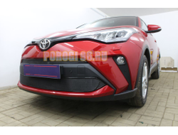 Защита радиатора Toyota C-HR 2019- black низ PREMIUM