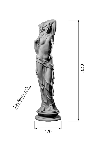 размер девушка виноградом ST-007