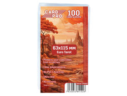 Протекторы "Card-Pro" Euro Tarot 63x115 мм. для настольных игр (100 шт.)