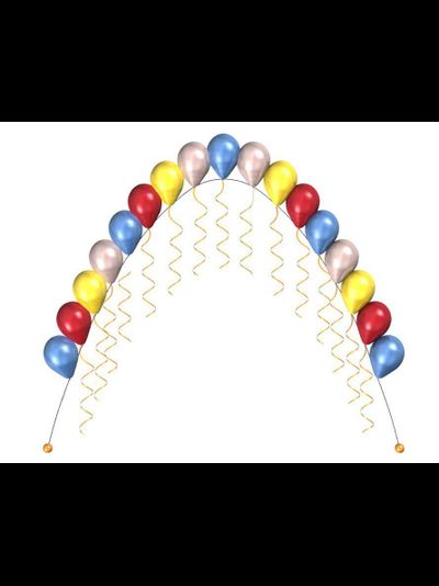 Арка из гелиевых шаров