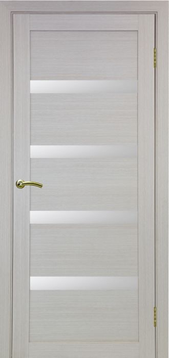Межкомнатная дверь "Турин-505" дуб беленый (стекло)