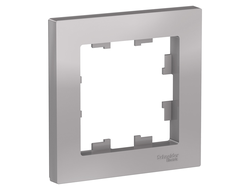 Рамка 1-пост, алюминий, серия Atlas Design