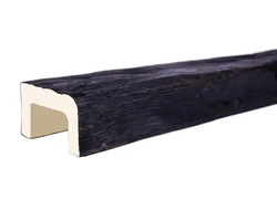 Декоративная балка из полиуретана. Полиуретановая фальшбалка Country Decor рубленая мокка