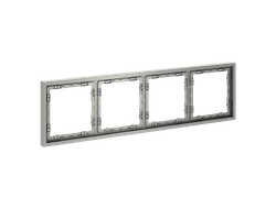 VLS100405 Рамка четверная, сталь-1