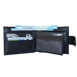 Кожаное портмоне Arrone black (арт. 7411-01)