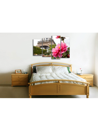 Модульная картина "Романтичный цветок"