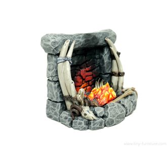 Trolls fireplace (PAINTED)