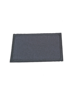 Термоаппликация однотонная прямоугольник, синий 60*40 мм