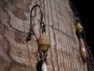 Фарфоровый комплект-талисман из колье и серёжек "Древняя Магия"