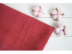 Натуральная замша ягодный