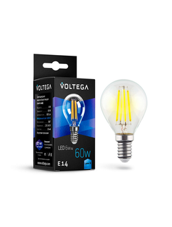 Светодиодная лампа Crystal Globe 6W 4000K E14 360°, 7022